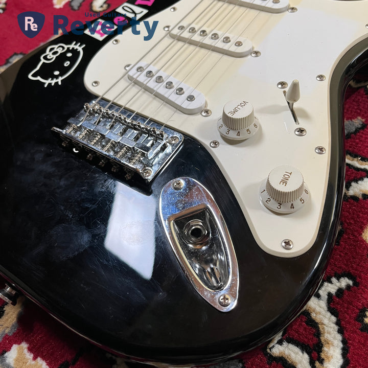 Squier Hello Kitty Mini Stratocaster Black Limited Model w/Original box