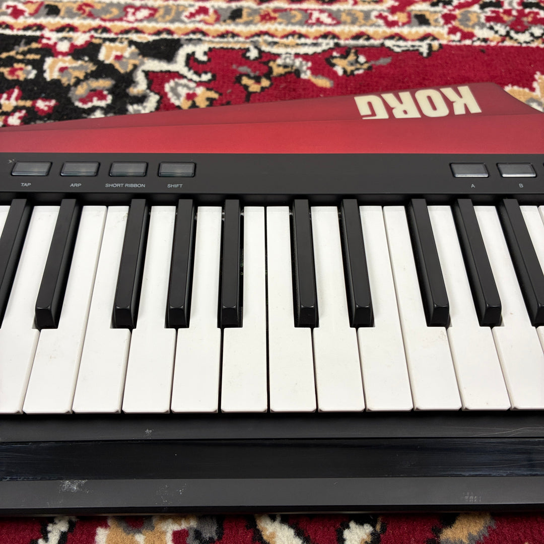 Korg RK-100S Keytar 37-Key Shoulder Synthesizer MIDI Controller Red MMT Engine