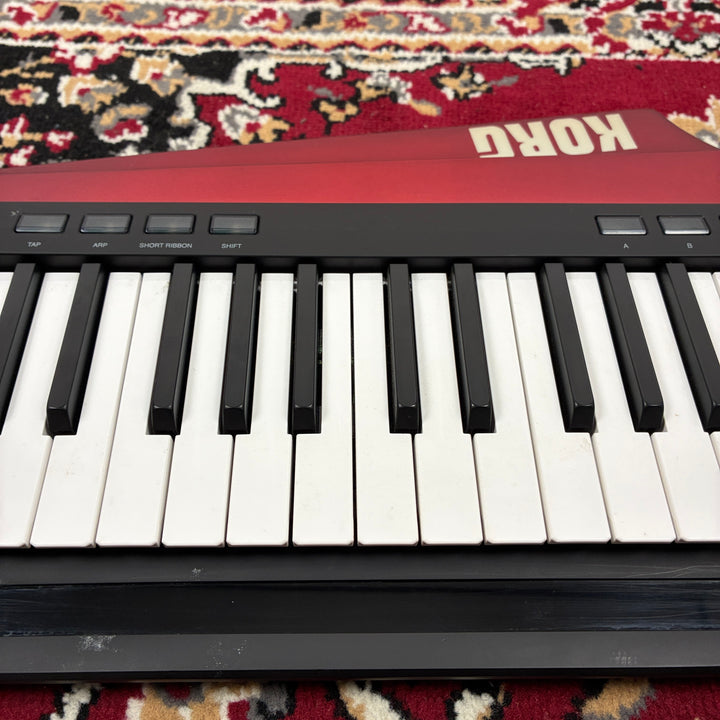 Korg RK-100S Keytar 37-Key Shoulder Synthesizer MIDI Controller Red MMT Engine