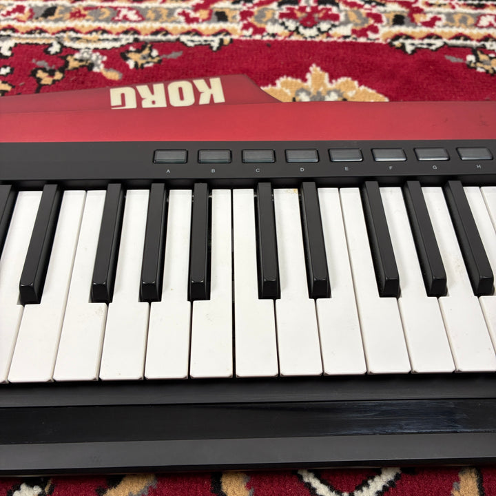 Korg RK-100S Keytar 37-Key Shoulder Synthesizer MIDI Controller Red MMT Engine