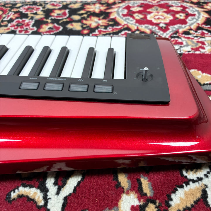 Korg RK-100S Keytar 37-Key Shoulder Synthesizer MIDI Controller Red MMT Engine