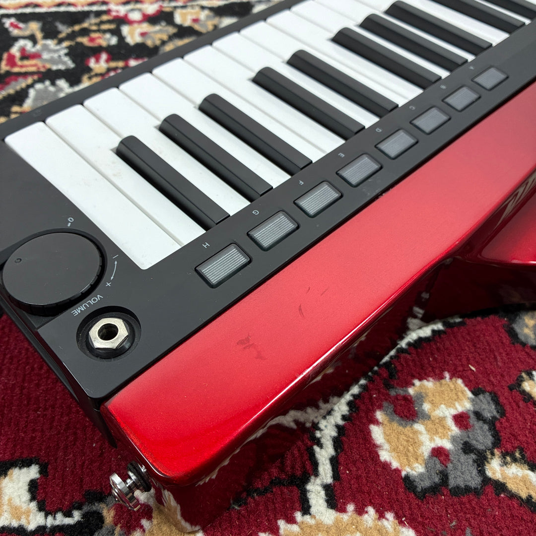 Korg RK-100S Keytar 37-Key Shoulder Synthesizer MIDI Controller Red MMT Engine