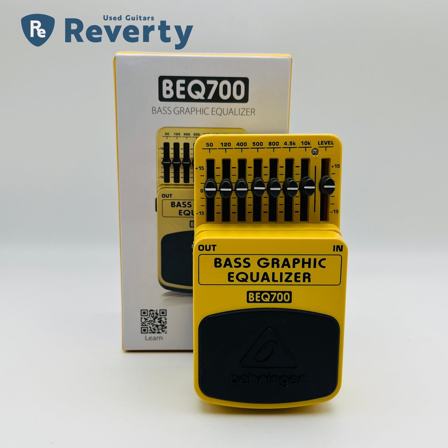 Behringer BEQ700 Bass Graphic Equalizer Effect Pedal Used