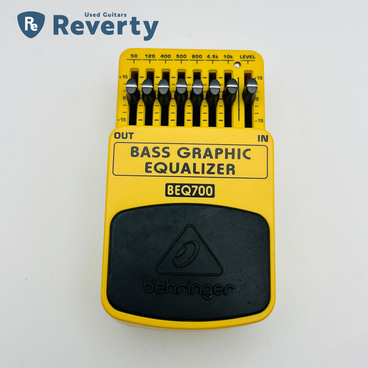 Behringer BEQ700 Bass Graphic Equalizer Effect Pedal Used