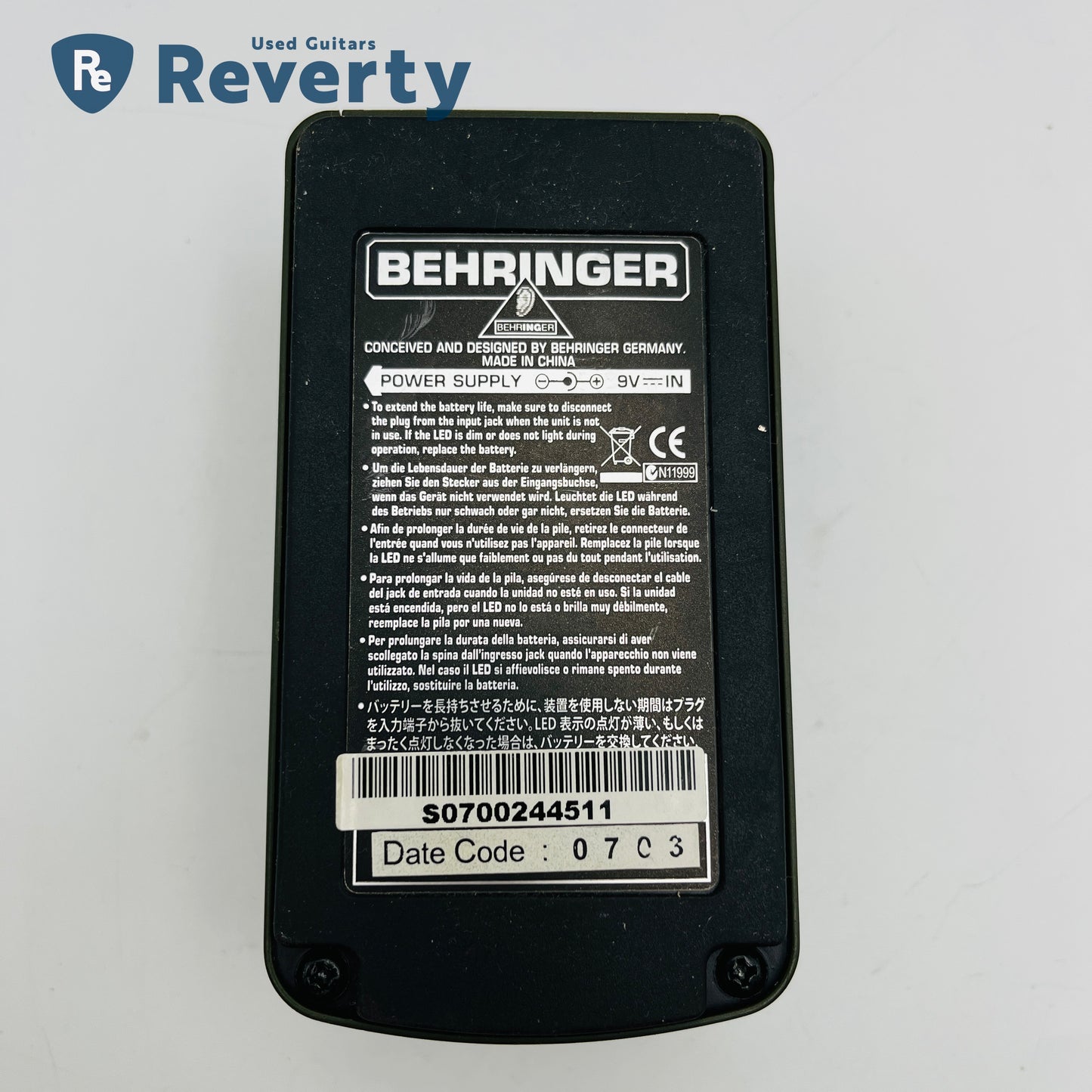 Behringer SM200 Slow Motion Guitar Effect Pedal Used