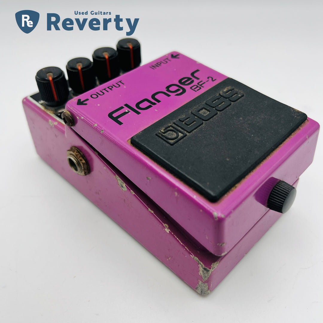 Boss BF-2 Flanger Guitar Effect Pedal Made in Japan Green Label Used