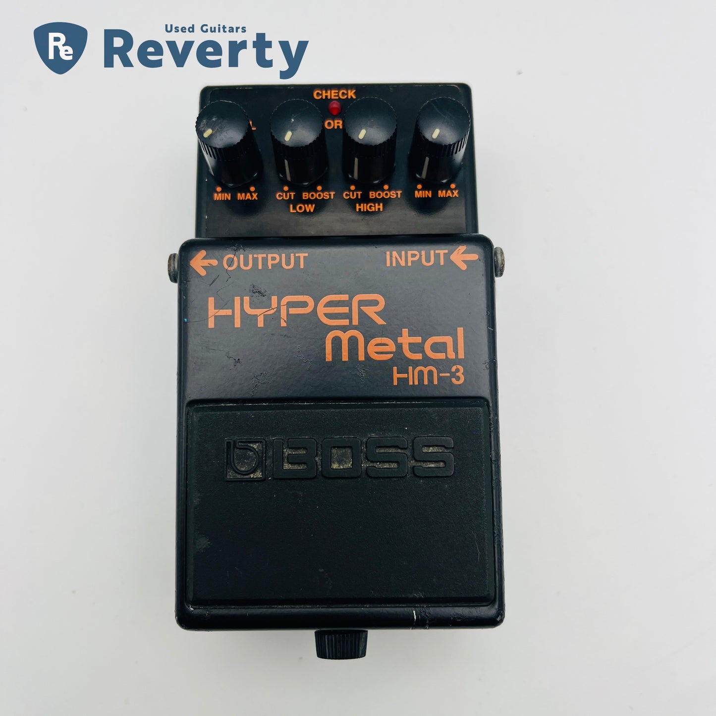 Boss HM-3 Hyper Metal Distortion GuitarEffect Pedal Made in Taiwan Used