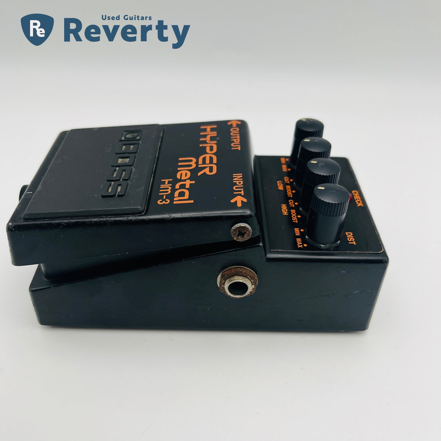 Boss HM-3 Hyper Metal Distortion GuitarEffect Pedal Made in Taiwan Used