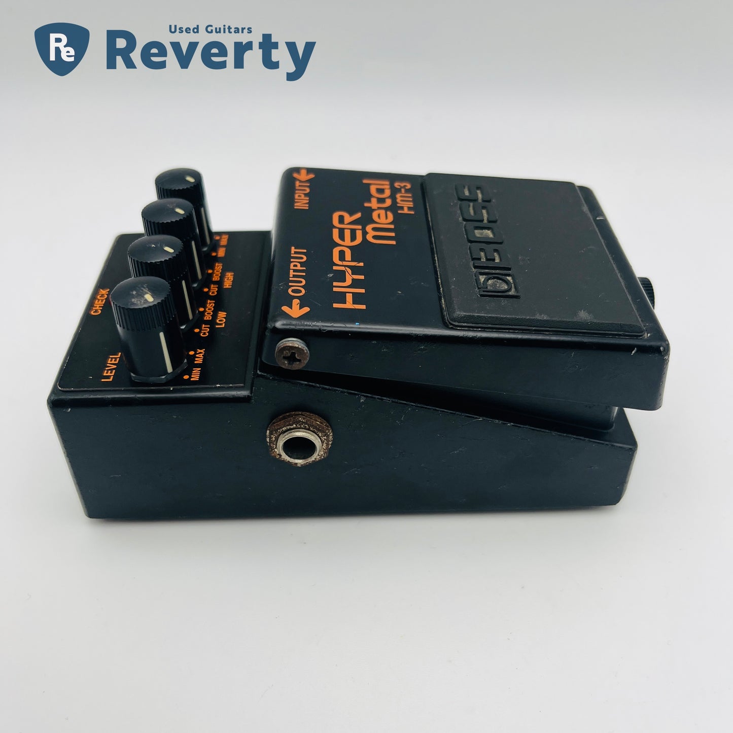 Boss HM-3 Hyper Metal Distortion GuitarEffect Pedal Made in Taiwan Used