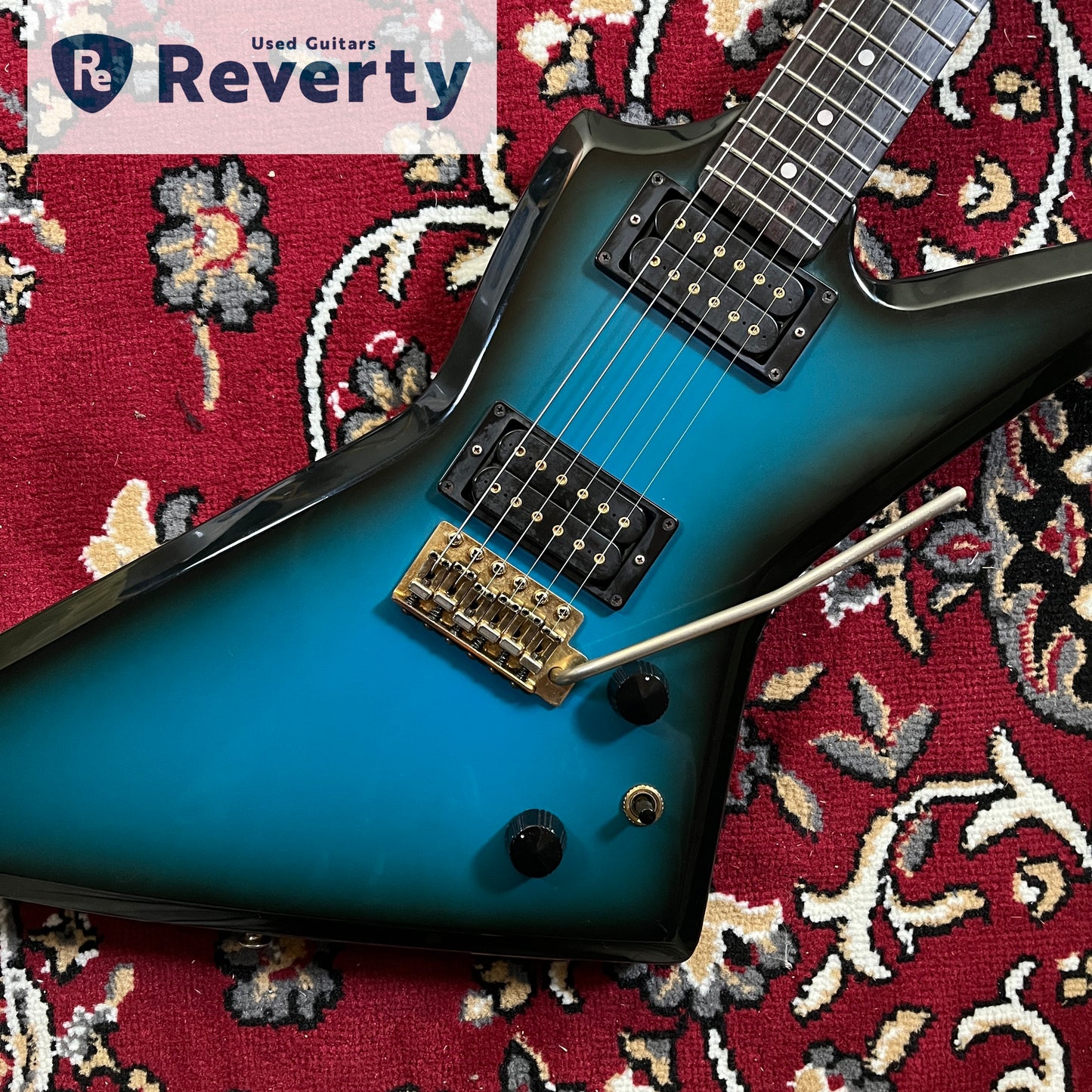 Aria Pro II ZZ Deluxe 1984 MIJ Matsumoku Vintage Metal Guitar Explorer Style Japan