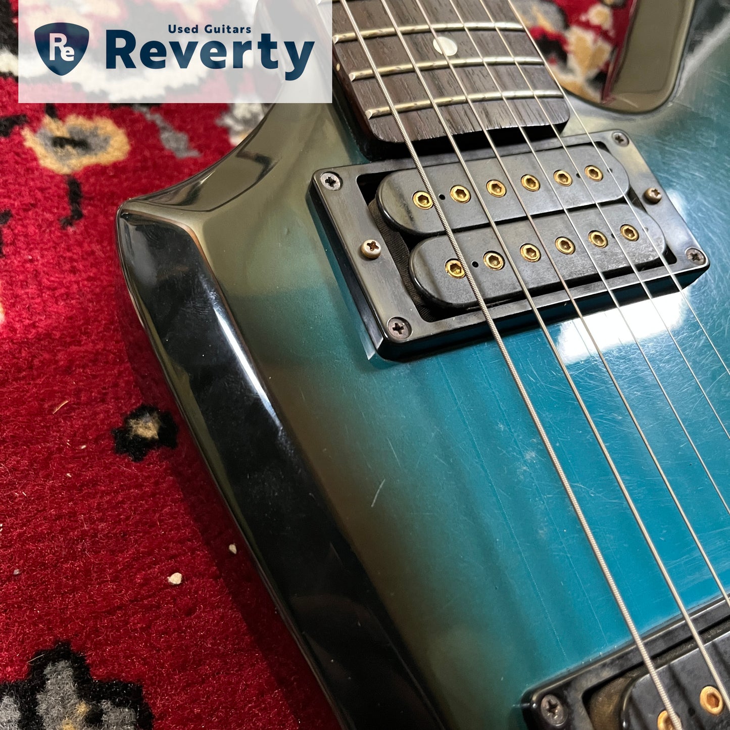 Aria Pro II ZZ Deluxe 1984 MIJ Matsumoku Vintage Metal Guitar Explorer Style Japan