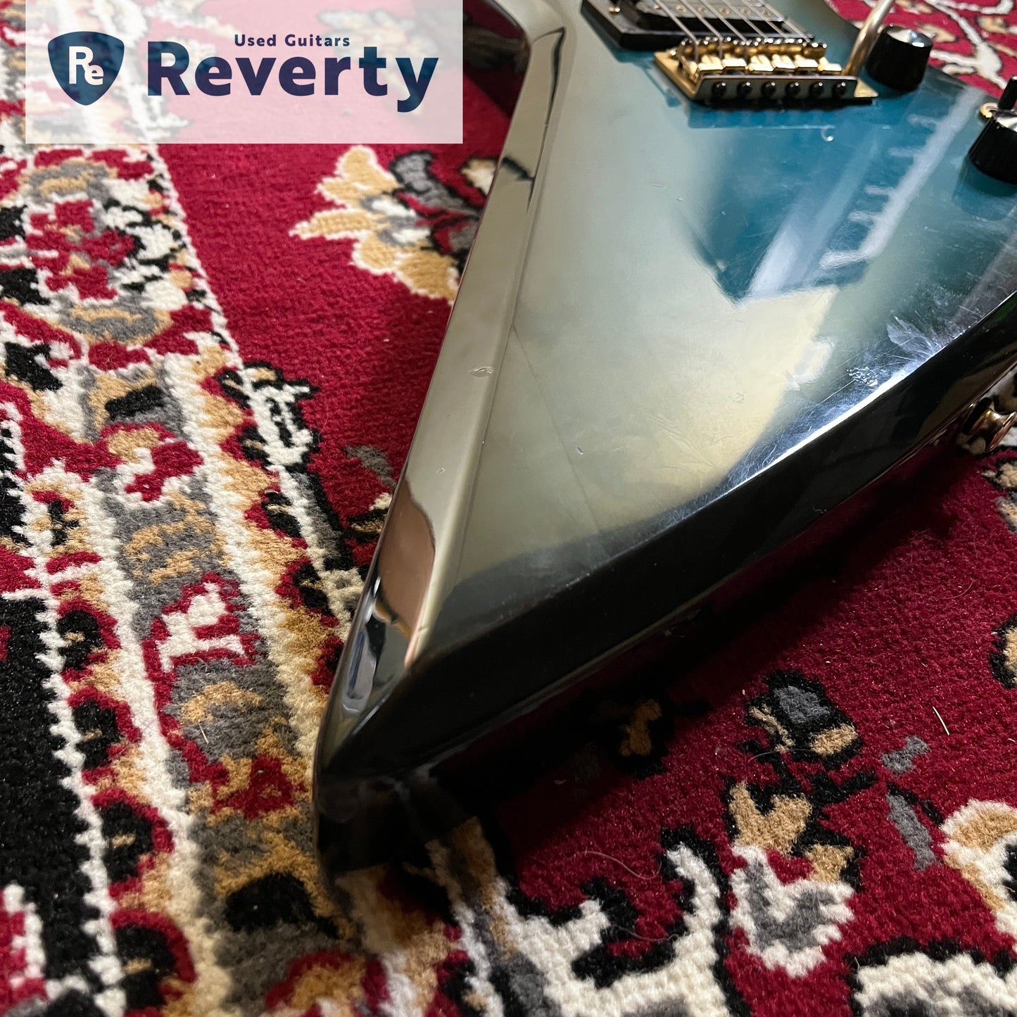 Aria Pro II ZZ Deluxe 1984 MIJ Matsumoku Vintage Metal Guitar Explorer Style Japan