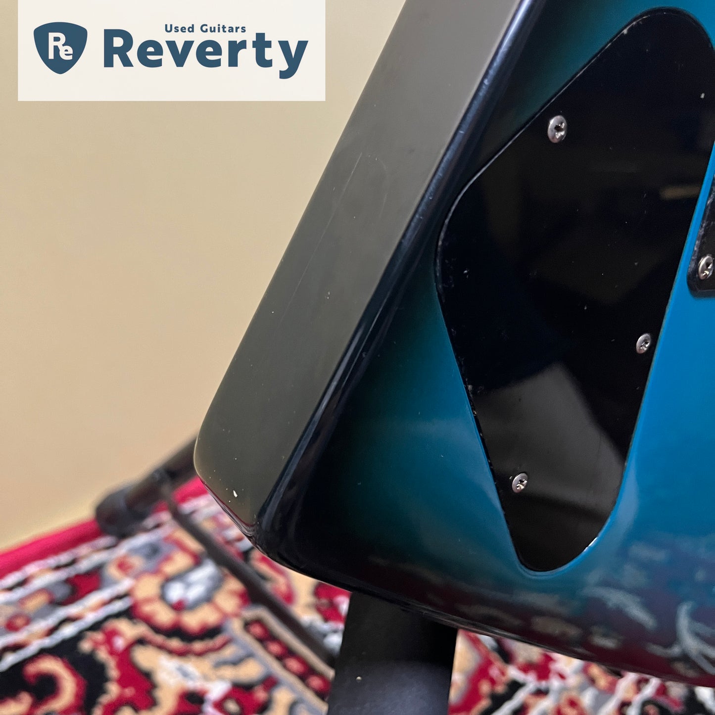 Aria Pro II ZZ Deluxe 1984 MIJ Matsumoku Vintage Metal Guitar Explorer Style Japan