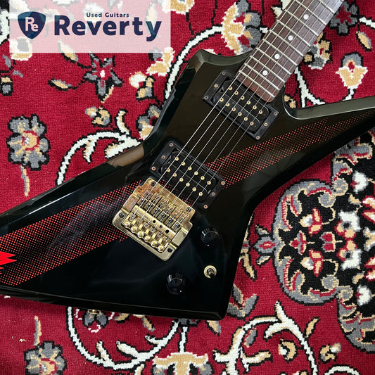 Aria Pro II ZZ Deluxe BTR 1984 MIJ Matsumoku Explorer Style Guitar Japan