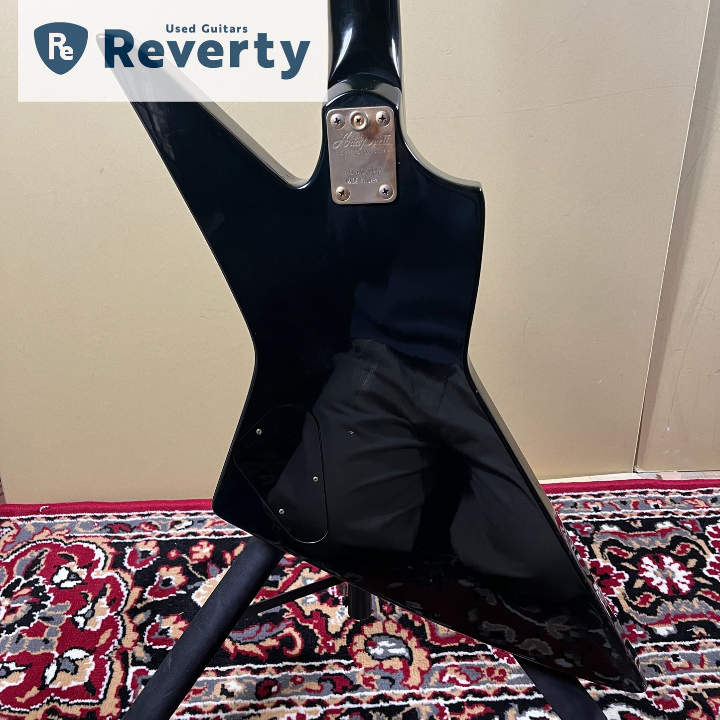 Aria Pro II ZZ Deluxe BTR 1984 MIJ Matsumoku Explorer Style Guitar Japan