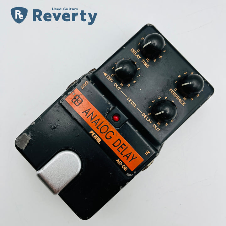 Pearl Analog Delay AD-08 Guitar Effect Pedal MIJ 1980s Vintage Japan Used