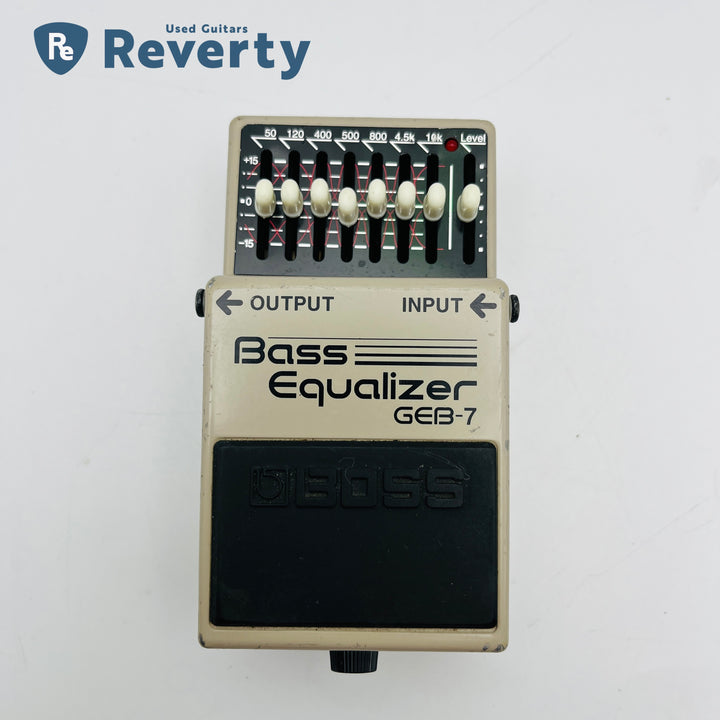 Boss GEB-7 Bass Equalizer Effect Pedal Made in Taiwan Used