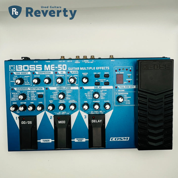 Boss ME-50 Multi Effects Guitar Pedal Made in Taiwan Used