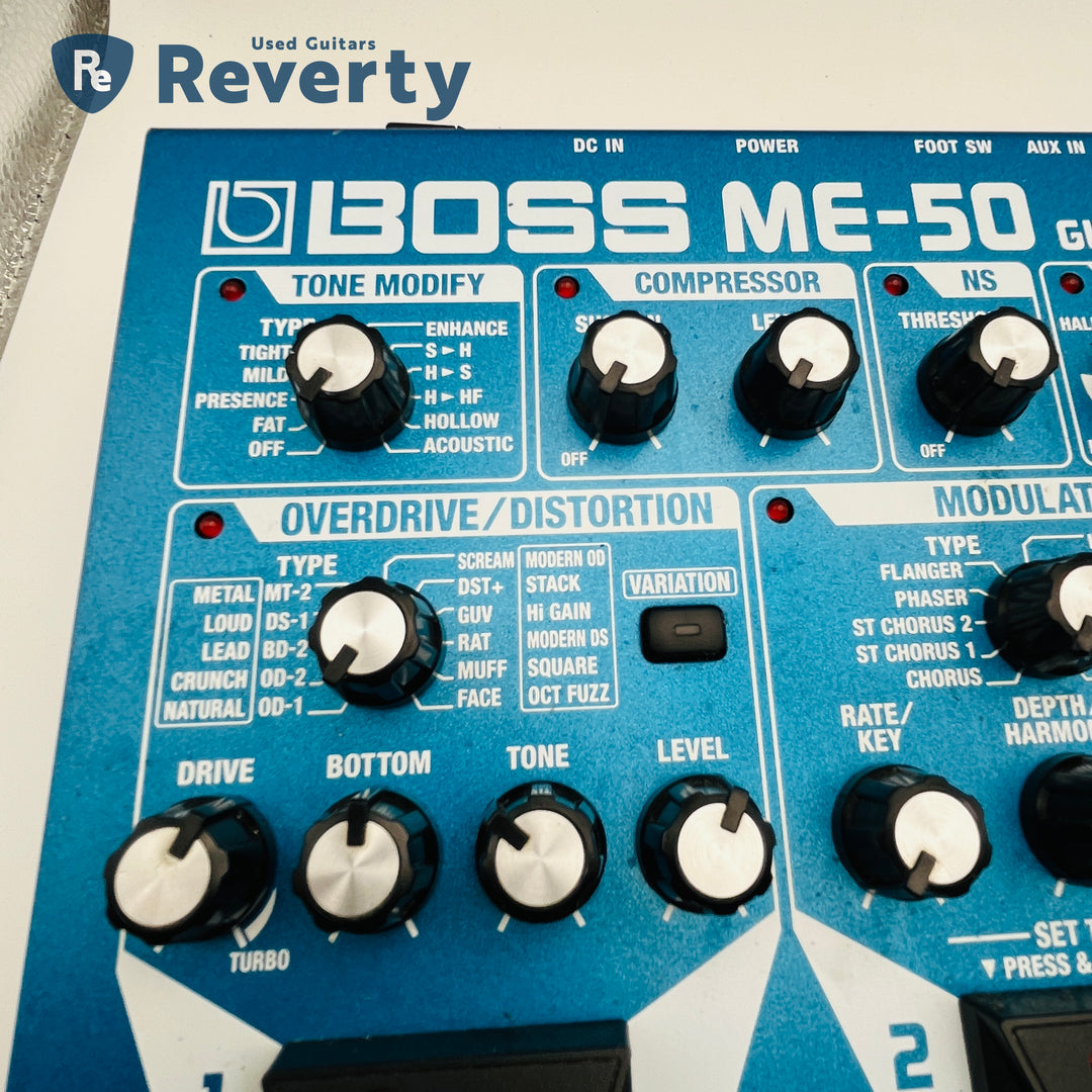 Boss ME-50 Multi Effects Guitar Pedal Made in Taiwan Used