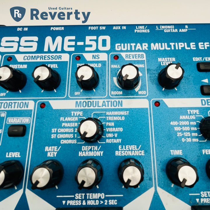 Boss ME-50 Multi Effects Guitar Pedal Made in Taiwan Used