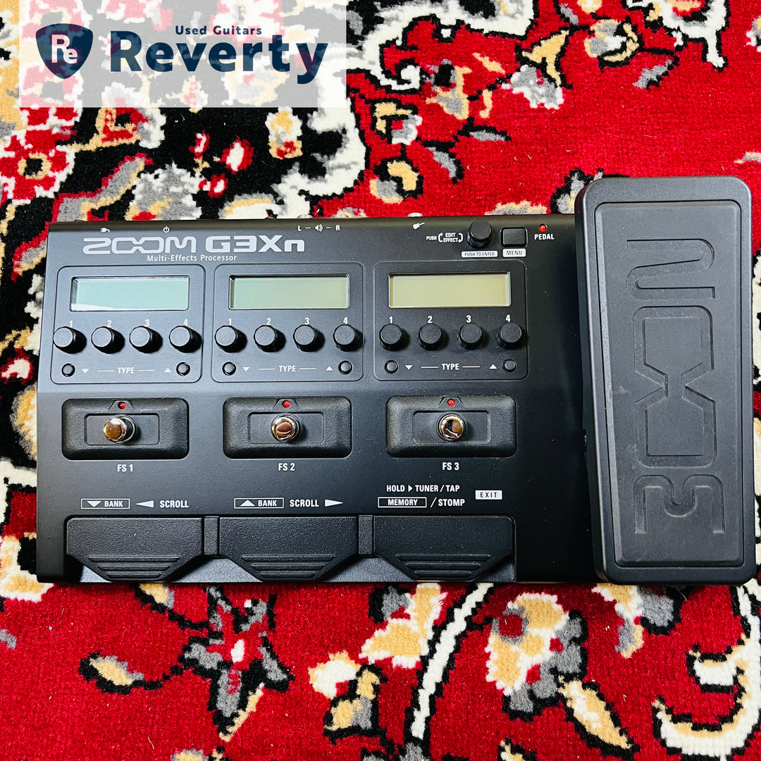 Zoom G3Xn Guitar Multi-Effects Processor Effect Pedal w/Power cord Used