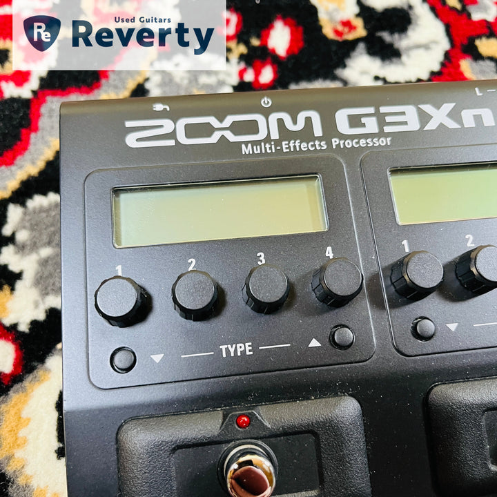Zoom G3Xn Guitar Multi-Effects Processor Effect Pedal w/Power cord Used