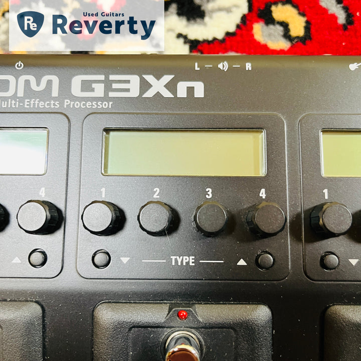 Zoom G3Xn Guitar Multi-Effects Processor Effect Pedal w/Power cord Used