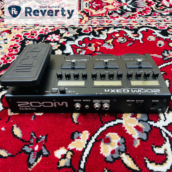 Zoom G3Xn Guitar Multi-Effects Processor Effect Pedal w/Power cord Used