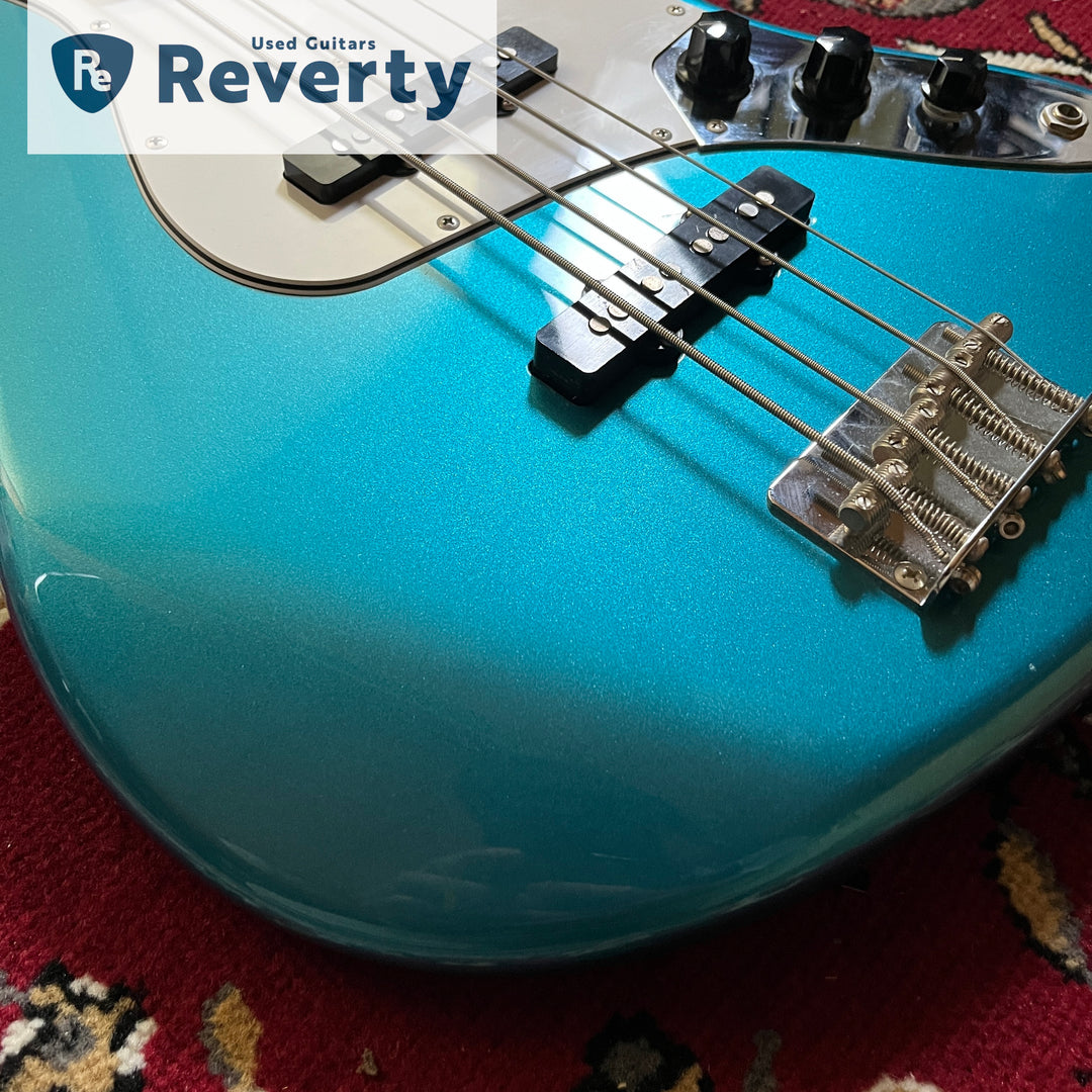 Coolz ZJB-1R Blue Metallic Jazz Bass Made In Japan Fujigen 2011 Used w/Gig bag