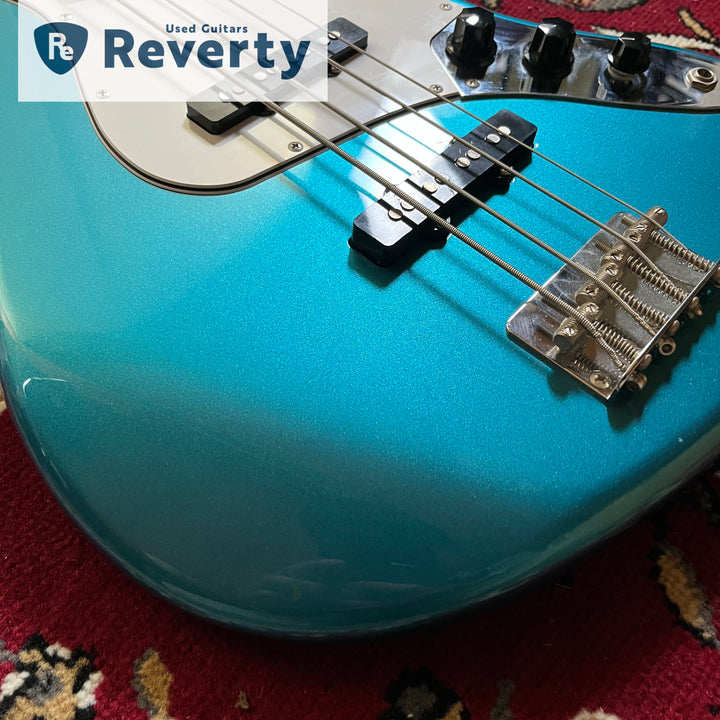 Coolz ZJB-1R Blue Metallic Jazz Bass Made In Japan Fujigen 2011 Used w/Gig bag
