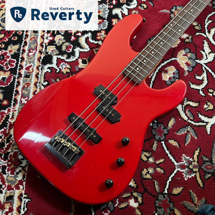 Fernandes PJS-50 PJ Bass 1980s MIJ Japan Medium Scale Red Limited Edition