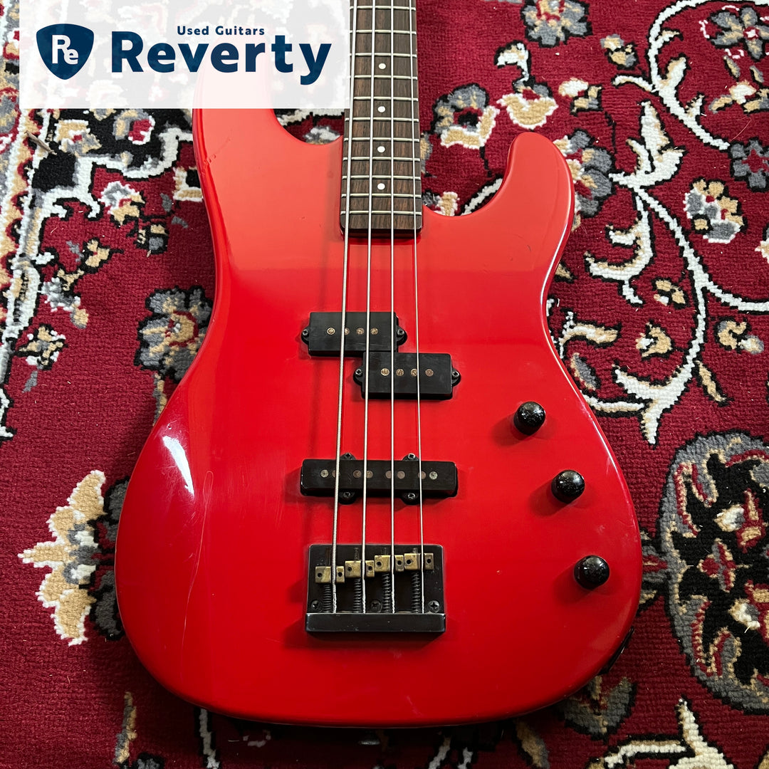 Fernandes PJS-50 PJ Bass 1980s MIJ Japan Medium Scale Red Limited Edition