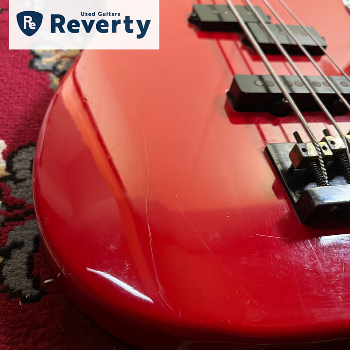 Fernandes PJS-50 PJ Bass 1980s MIJ Japan Medium Scale Red Limited Edition