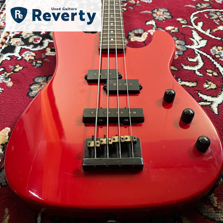 Fernandes PJS-50 PJ Bass 1980s MIJ Japan Medium Scale Red Limited Edition