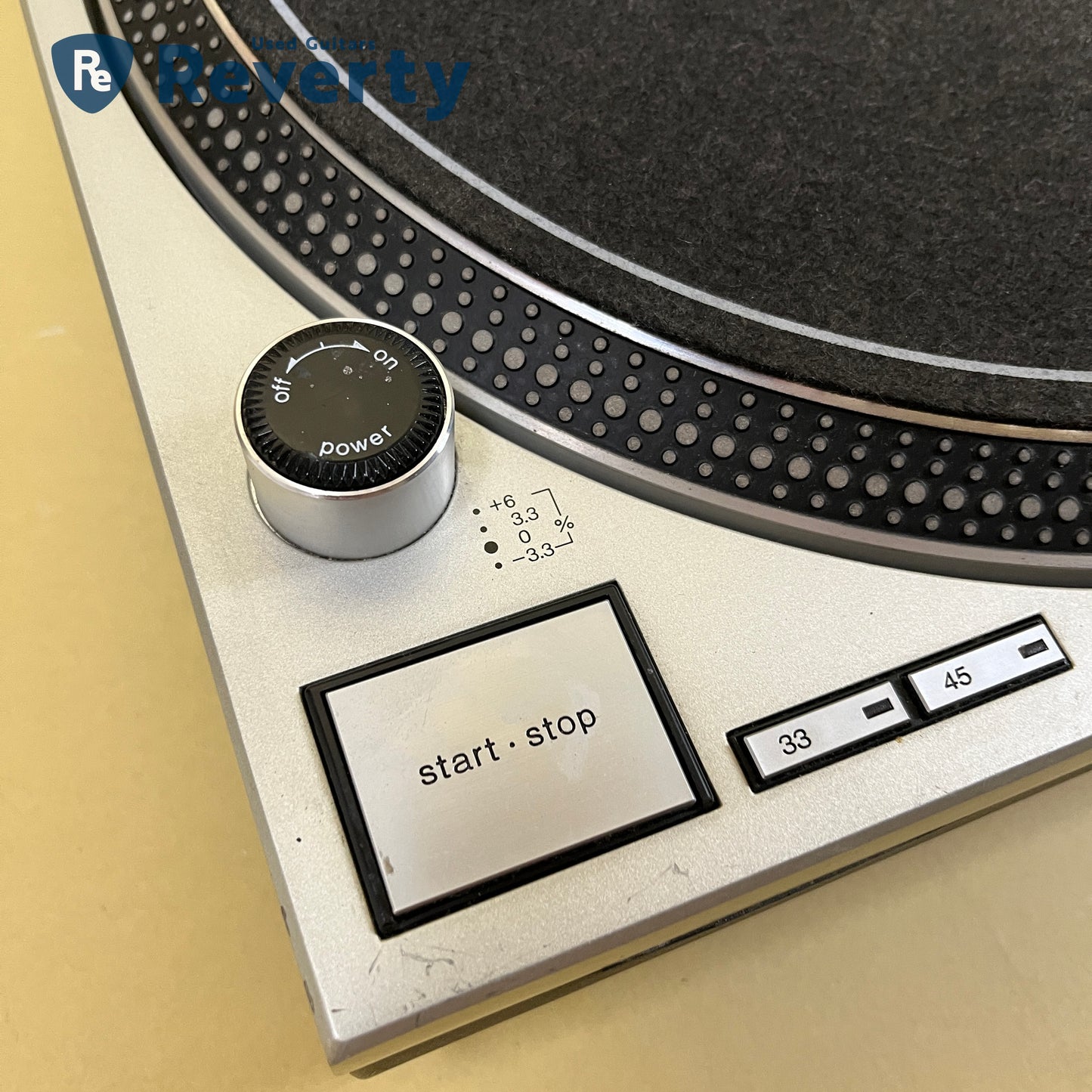 Technics SL-1200MK3D Silver Direct Drive DJ Turntable Made in Japan 100V Used