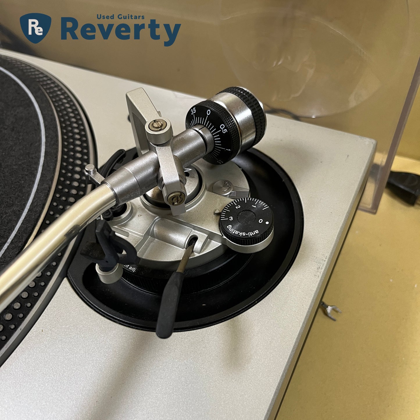 Technics SL-1200MK3D Silver Direct Drive DJ Turntable Made in Japan 100V Used