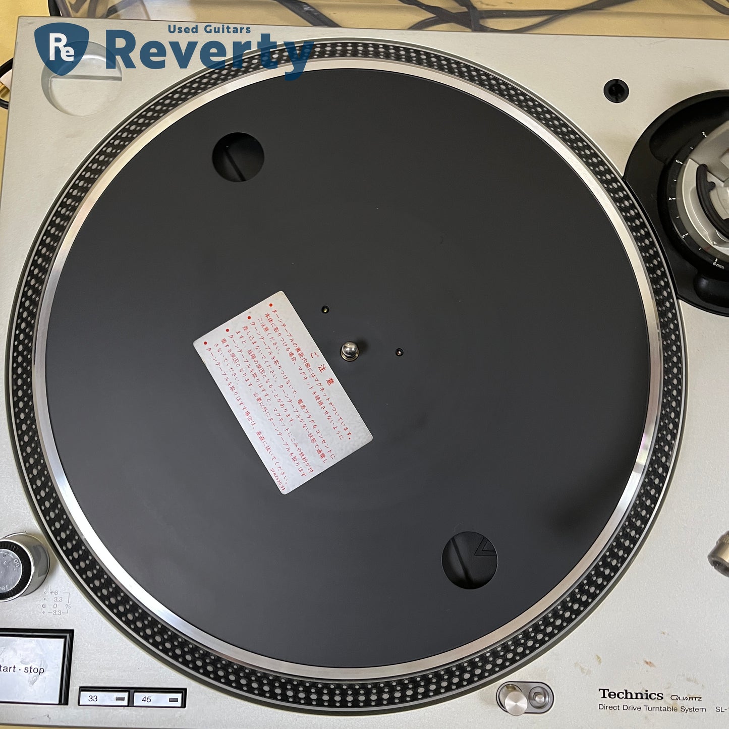 Technics SL-1200MK3D Silver Direct Drive DJ Turntable Made in Japan 100V Used