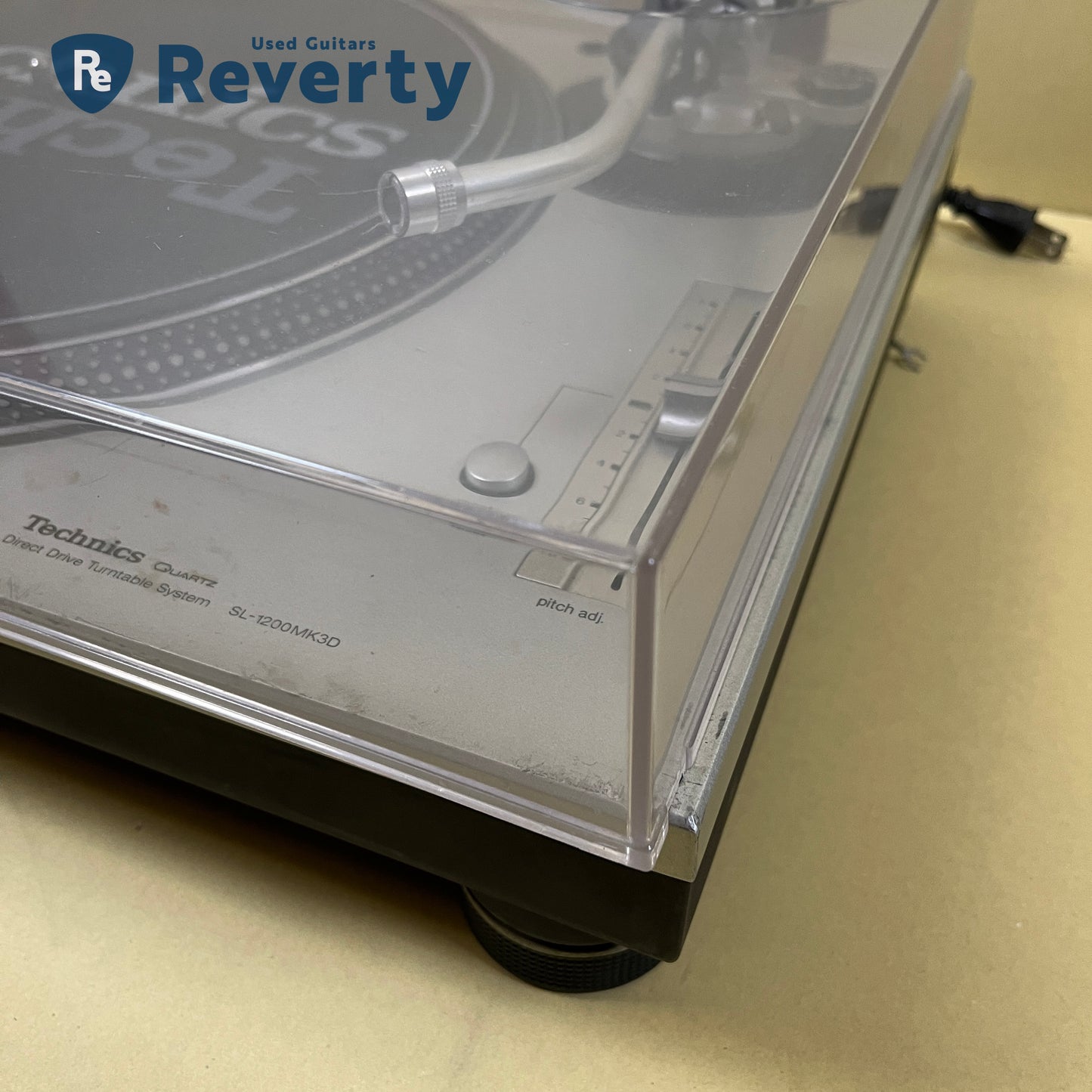 Technics SL-1200MK3D Silver Direct Drive DJ Turntable Made in Japan 100V Used