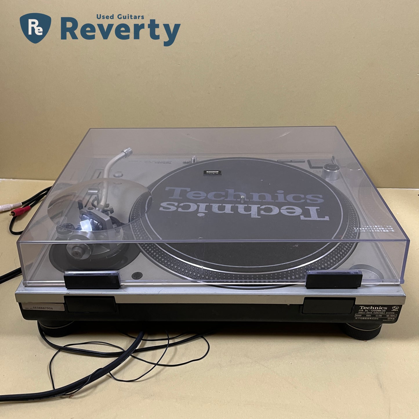 Technics SL-1200MK3D Silver Direct Drive DJ Turntable Made in Japan 100V Used