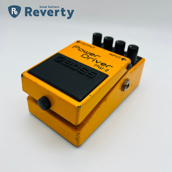 Boss PW-2 Power Driver Guitar Effects Pedal Overdrive Made in Taiwan Used