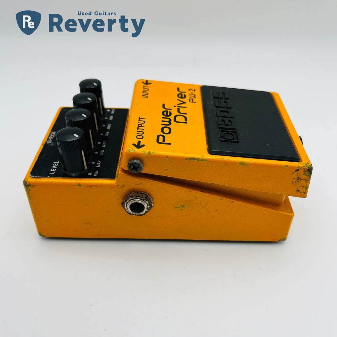 Boss PW-2 Power Driver Guitar Effects Pedal Overdrive Made in Taiwan Used