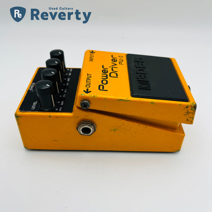 Boss PW-2 Power Driver Guitar Effects Pedal Overdrive Made in Taiwan Used