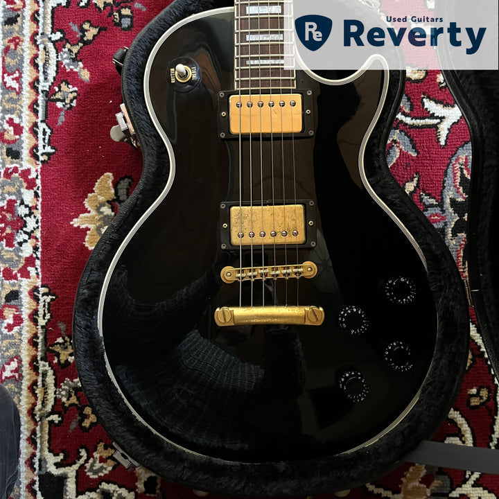 Epiphone Les Paul Custom 1998 MIJ Fujigen Japan Black LPC Rare w/Hard case