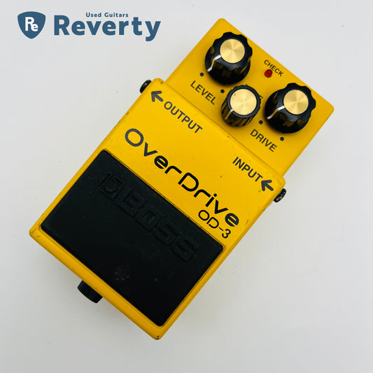 Boss OD-3 OverDrive Guitar Effects Pedal Over Drive Made in Taiwan Used