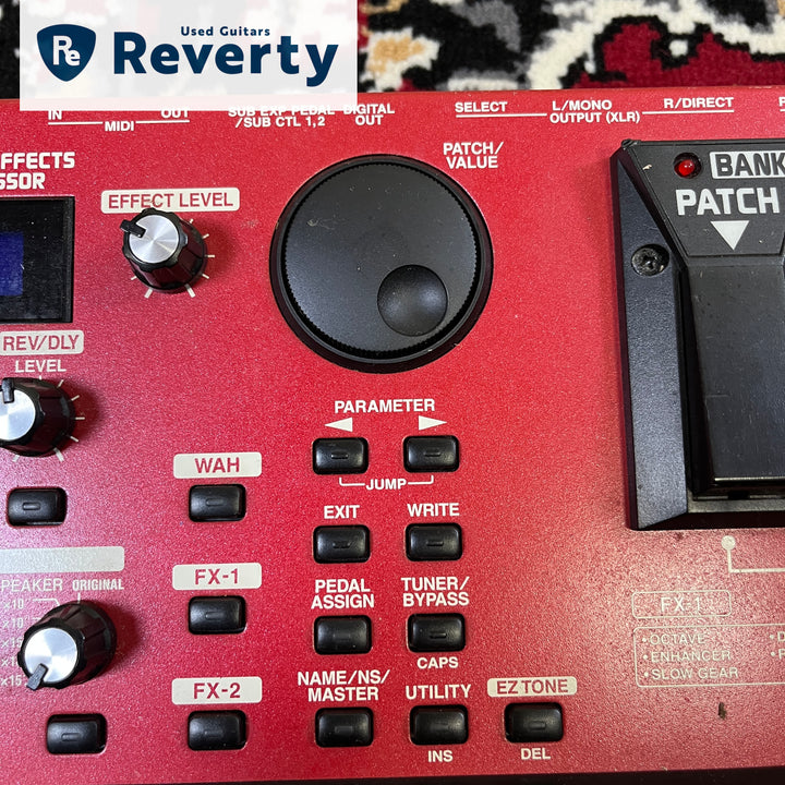 Boss GT-6B Bass Multi-Effects Processor Pedal with Power cable Used