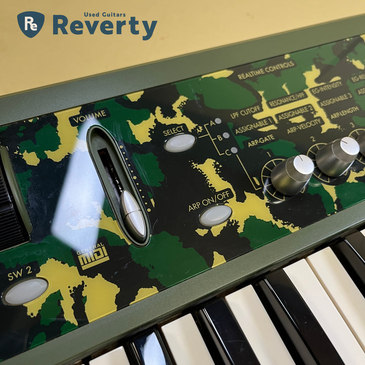 KORG X50-CF Limited Camouflage Edition 61-Key Keyboard Synthesizer w/Power supply Used