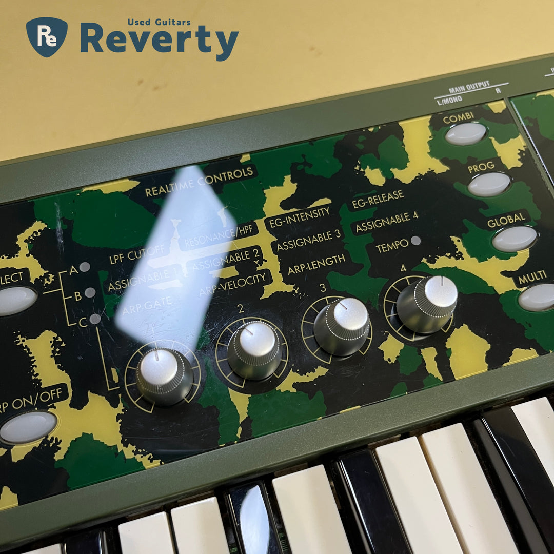 KORG X50-CF Limited Camouflage Edition 61-Key Keyboard Synthesizer w/Power supply Used