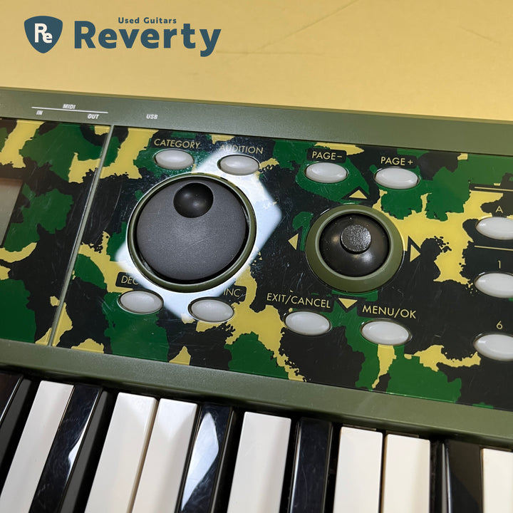 KORG X50-CF Limited Camouflage Edition 61-Key Keyboard Synthesizer w/Power supply Used