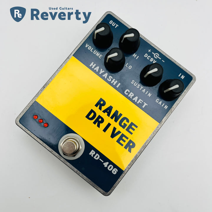 HAYASHI CRAFT Range Driver RD-406 Made in Japan Overdrive Pedal Used