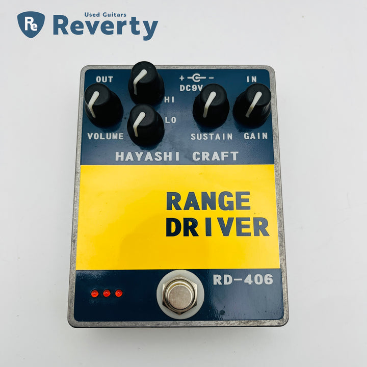 HAYASHI CRAFT Range Driver RD-406 Made in Japan Overdrive Pedal Used